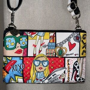 Brighton Women's Pop Art Clutch - Red, Blue, Yellow